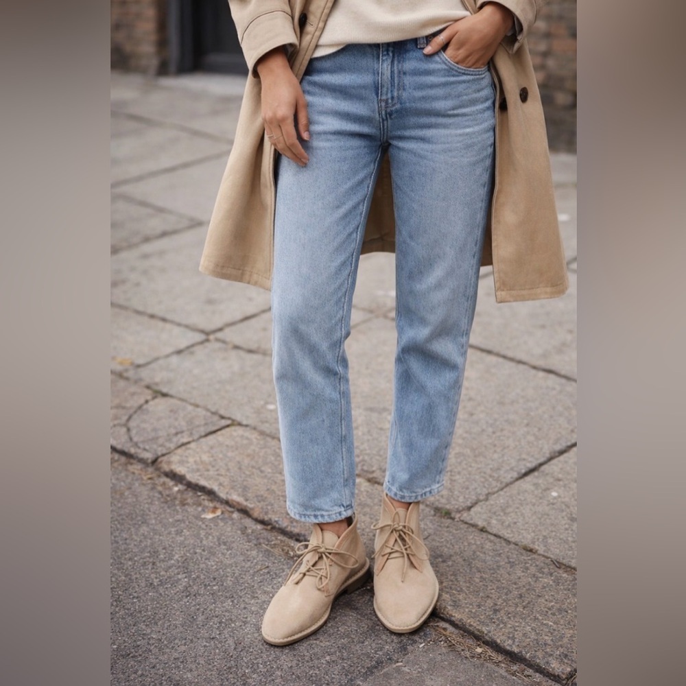 Kelsi‎ Dagger Brooklyn Suede Desert Boots Chukka Boots US 10 Neutral Wardrobe